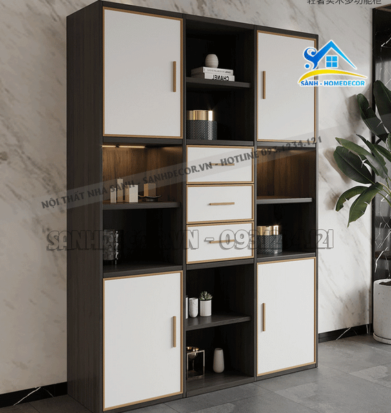  Tủ Sách Trang Trí, Tủ Để Đồ Đa Năng  - Ttt03 