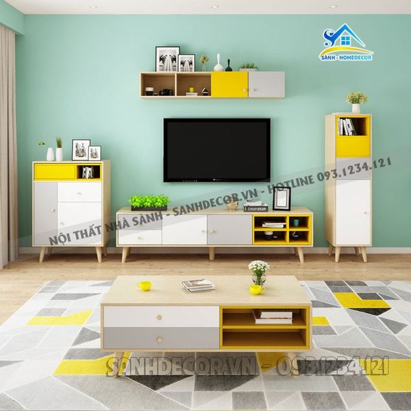  Bộ Phòng Khách Hiện Đại - Setpk22 