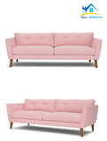 Sofa băng màu Pink cao cấp - SF03