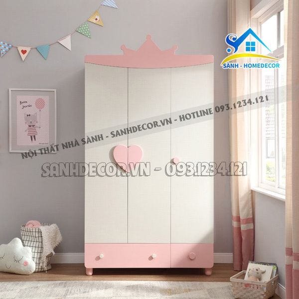  Tủ Quần Áo Đẹp Cho Bé Yêu Cute - Teb36 