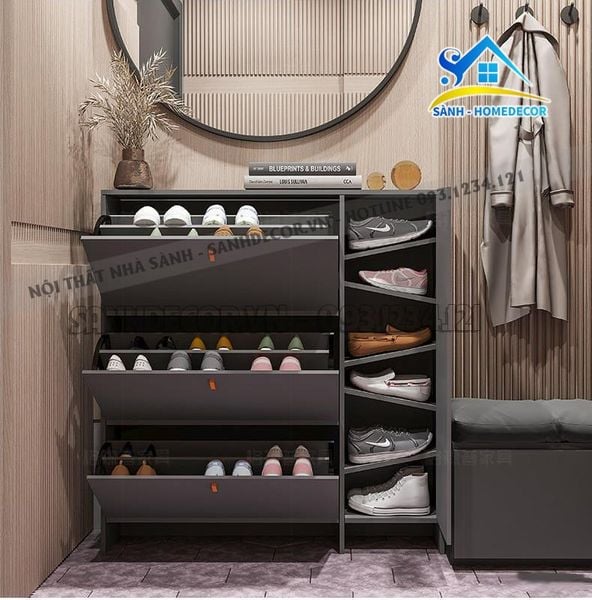  Tủ Giầy Đợt Xoay Cao Cấp - Stg82 