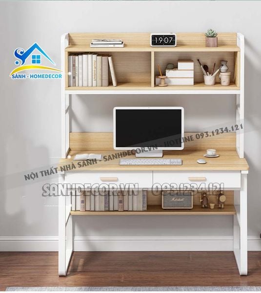  Bàn Học Cho Bé Tại Nhà Liền Kệ Sach - Blv110 