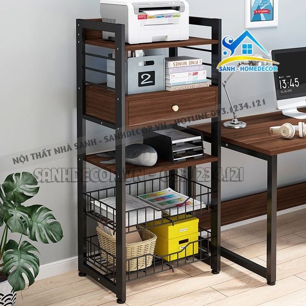  Kệ Sách Mẫu Nhỏ Gọn Kệ Để Máy In - Ktt104 