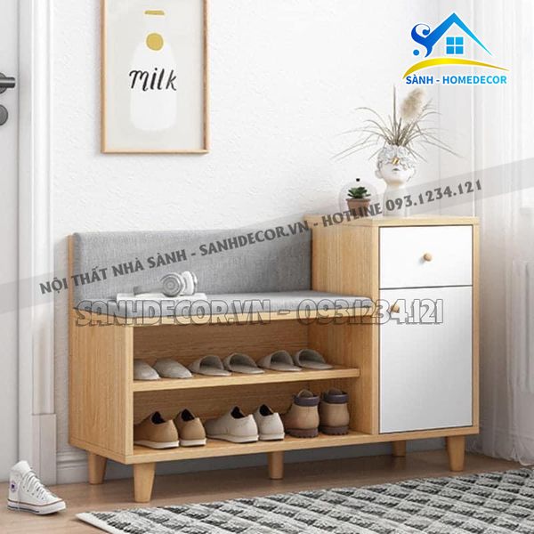  Ghế Ngồi Đeo Giày Mini Hiện Đại - Sđ03 