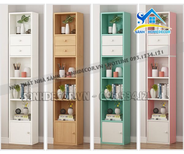  Tủ Sách Gỗ Hiện Đại  - Ts31 