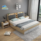 Giường ngủ kiểu dáng Bắc Âu- SG34