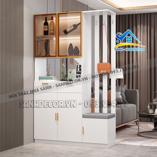  Tủ Vách Ngăn Cánh Kính Cao Cấp - Tvn21 