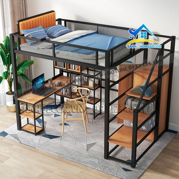  Giường Ngủ Tầng Cho Bé Mẫu Đẹp - Gnte11 