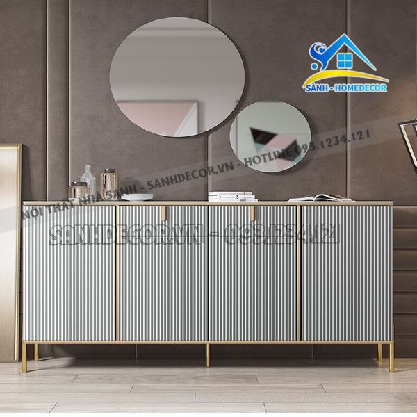  Tủ Console Để Đồ Đa Năng Gỗ Cn Sơn 2K Cao Cấp - Stb82 