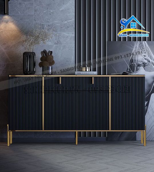  Tủ Console Để Đồ Đa Năng Gỗ Cn Sơn 2K Cao Cấp - Stb82 