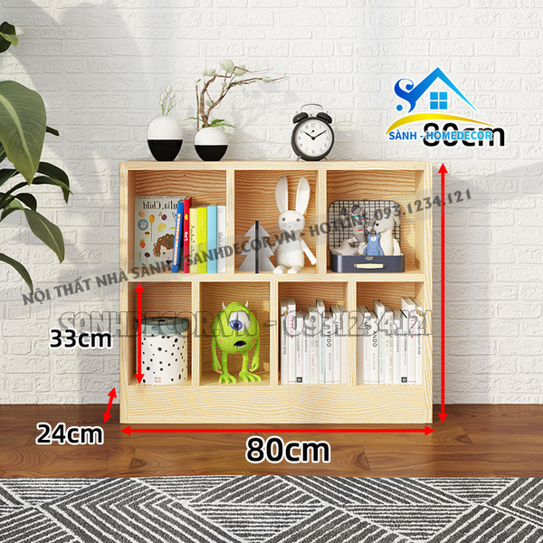  Tủ Sách - Tủ Để Đồ Chơi Cho Bé Đa Năng - Ts46 