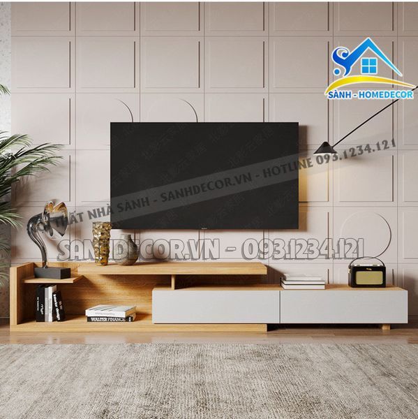  Kệ Tivi Gỗ Phủ Melamine Cao Cấp - Sktv46 