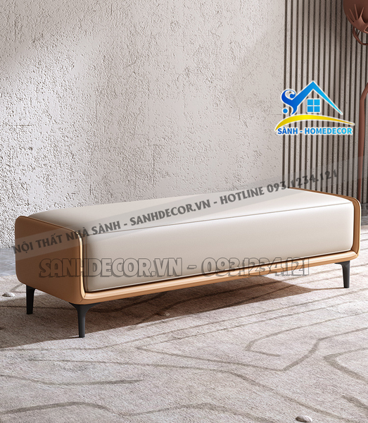  Sofa Băng Bọc Da Cao Cấp - Sf100 