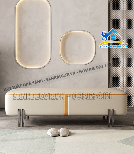  Sofa Băng Bọc Da Hiện Đại Nhiều Màu - Sf101 