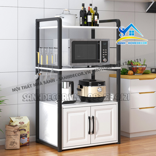  Kệ Để Lò Vi Sóng Có Ngăn Để Đồ Đa Năng - Kb56 