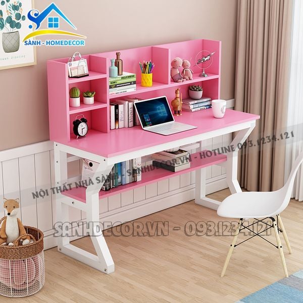  Bàn Học Liền Kệ Thiết Kế Gọn - Blv80 