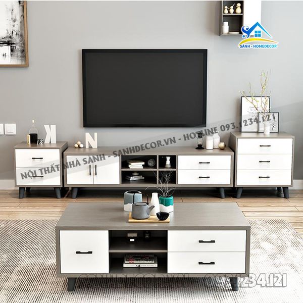  Bộ Phòng Khách Thiết Kế Phong Cách Bắc Âu - Setpk09 