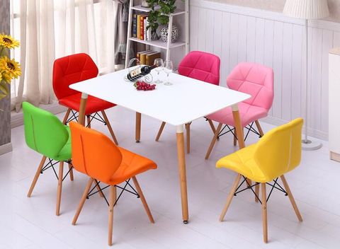 Bộ bàn ăn 6 ghế Eames - BA23