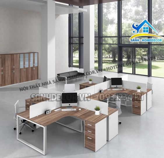  Bàn Văn Phòng 8 Chỗ Cao Cấp - Bvp56 