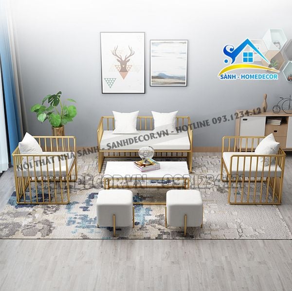  Bộ Sofa 6 Món Phòng Khách Hiện Đại - Sf105 