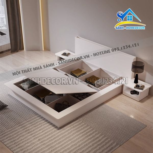  Giường Ngủ Gỗ Công Nghiệp Cao Cấp - Sg121 