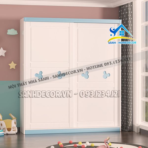  Tủ Đựng Quần Áo Cho Bé Yêu - Taeb04 
