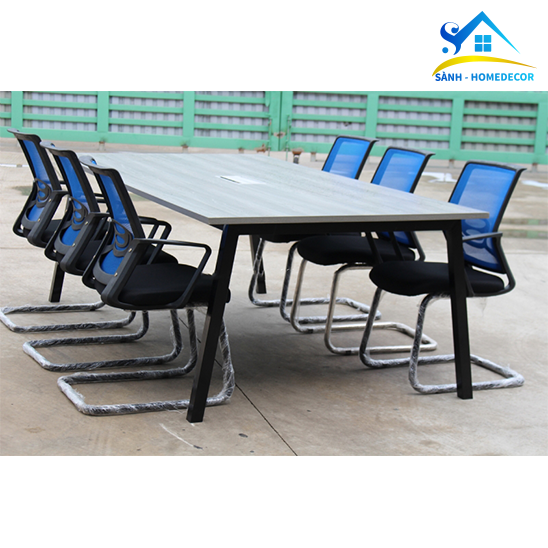  Bàn Họp Chân Sắt 6 Chỗ - Bh02 