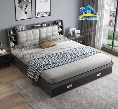  Giường Ngủ Bọc Nệm Cao Cấp - Sg118 