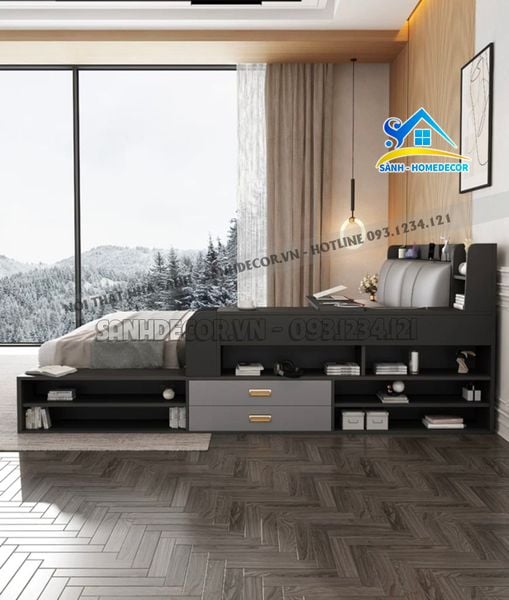  Giường Ngủ Bọc Nệm Đa Năng - Sg117 