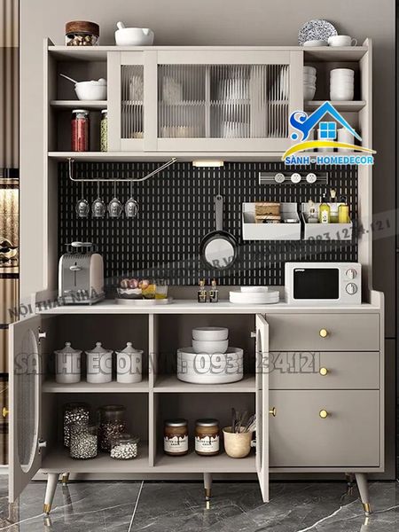  Tủ Bếp Gỗ Đa Năng Nhiều Ngăn Kéo - Stb182 