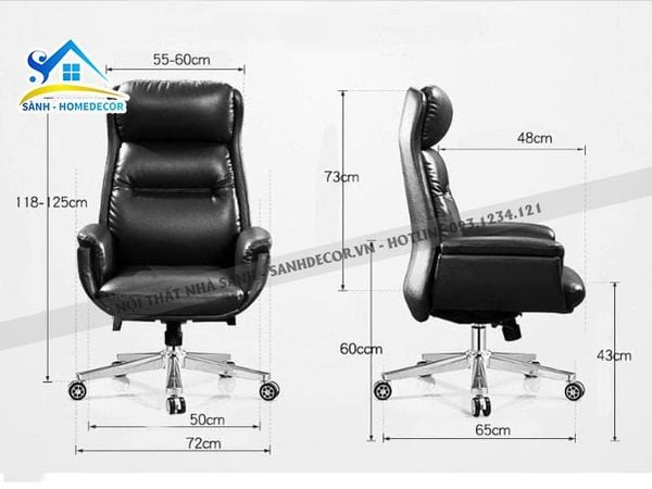  Ghế Ceo Da Cao Cấp - Gtp06 