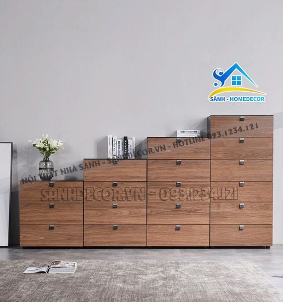  Bộ Tủ Trang Trí, Hồ Sơ Bắc Âu Tối Giản - Ttt11 