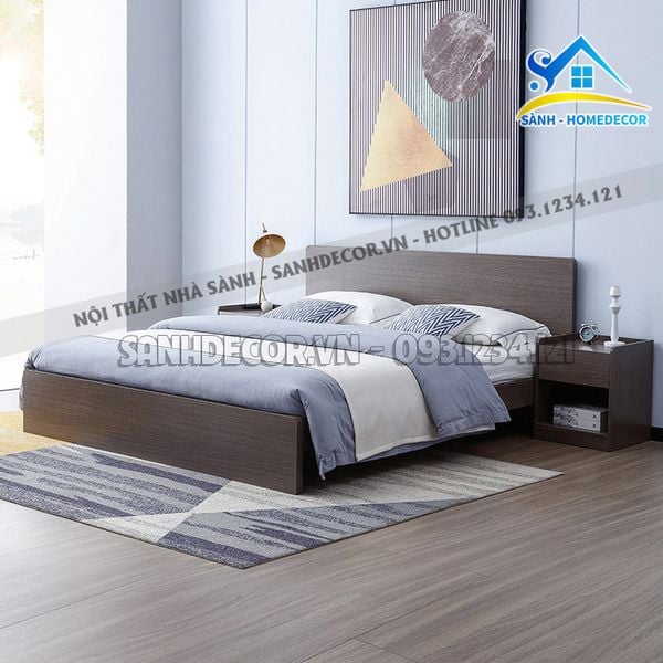  Giường Ngủ Gỗ Công Nghiệp Cao Cấp - Sg107 