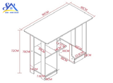 Bàn học liền kệ sách đa năng SBH007 ( 100X50 )