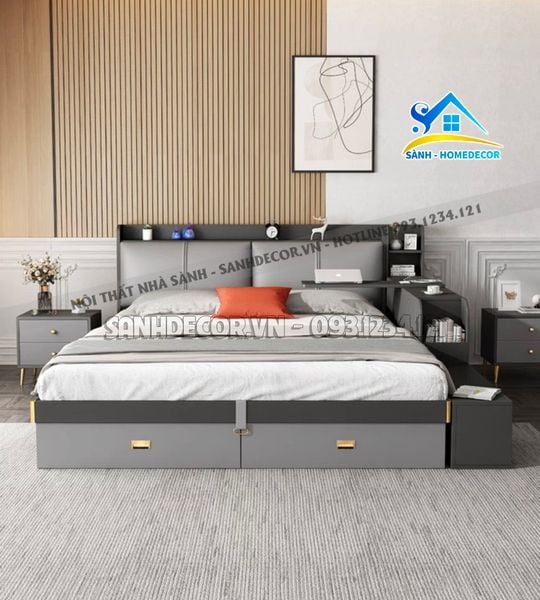  Giường Ngủ Bọc Nệm Đa Năng - Sg117 