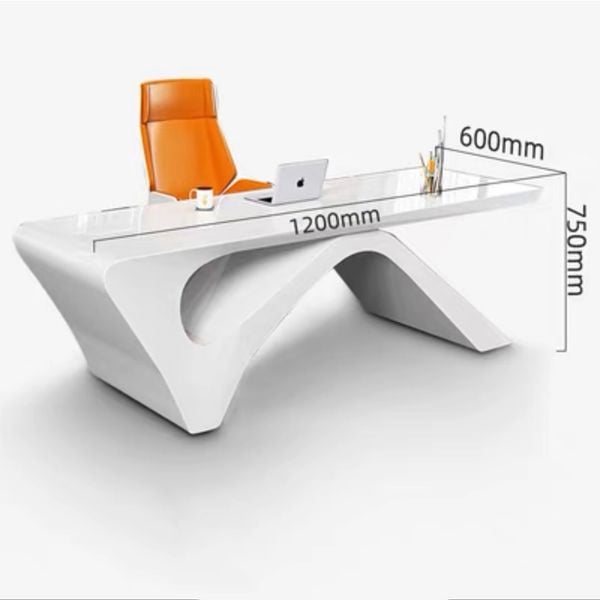  Bàn Giám Đốc Họa Tiết Uốn Cong - Bgd32 