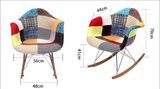 Ghế Thư Giãn Bập Bênh Eames Thổ Cẩm- SGBB