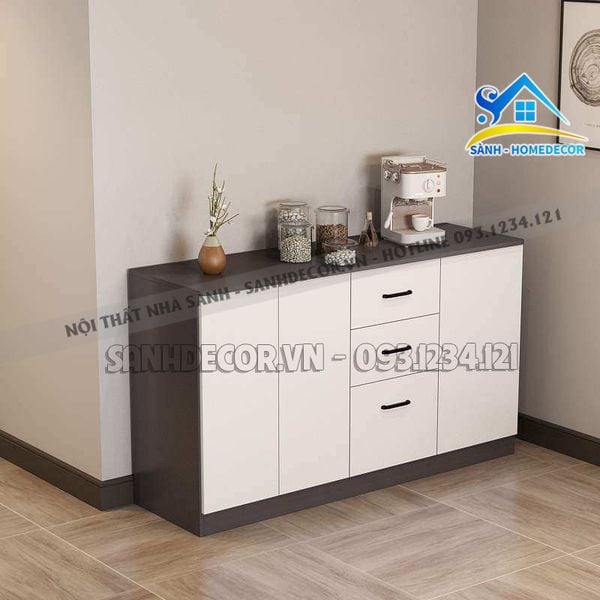  Tủ Bếp Gỗ Đựng Đồ Đa Năng Nhiều Ngăn - Stb157 