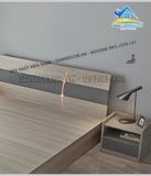Giường ngủ gỗ bọc nệm hiện đại mẫu đẹp - SG51