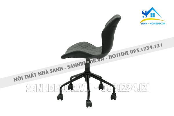  Ghế Bọc Nệm Simili Chân Xoay - Gcf06 