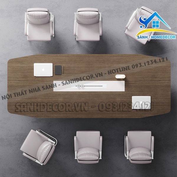  Bàn Họp Văn Phòng 6 - 8 Chỗ Ngồi Cao Cấp - Bh18 