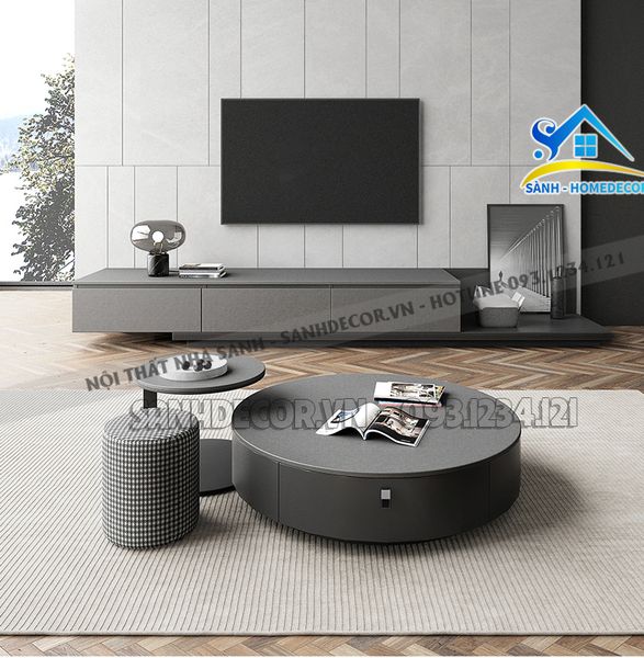  Set Phòng Khách 4 Món Gỗ Hàng Sơn Cao Cấp - Setpk52 