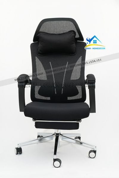  Ghế Trưởng Phòng Chân Xoay Có Tựa Lưng Cao - Gtp013 