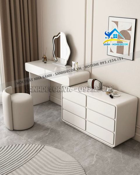  Bàn Trang Điểm Liền Ngăn Hộc Kéo Cao Cấp - Bp70 