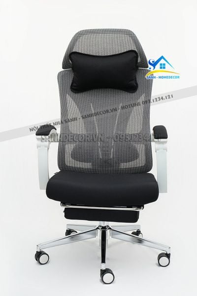  Ghế Trưởng Phòng Chân Xoay Có Tựa Lưng Cao - Gtp013 