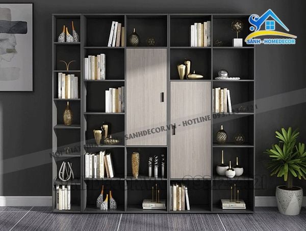  Tủ Sách Trang Trí Hiện Đại - Ttt08 