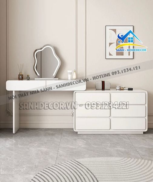  Bàn Trang Điểm Liền Ngăn Hộc Kéo Cao Cấp - Bp70 