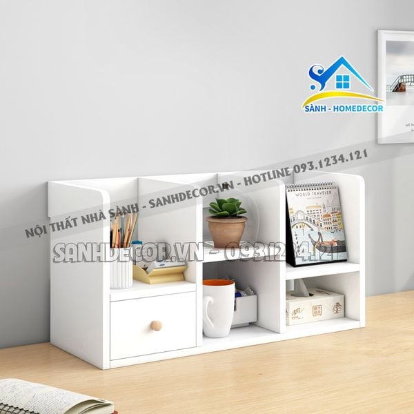  Kệ Sách Nhỏ Để Bàn Bằng Gỗ - Ks03 