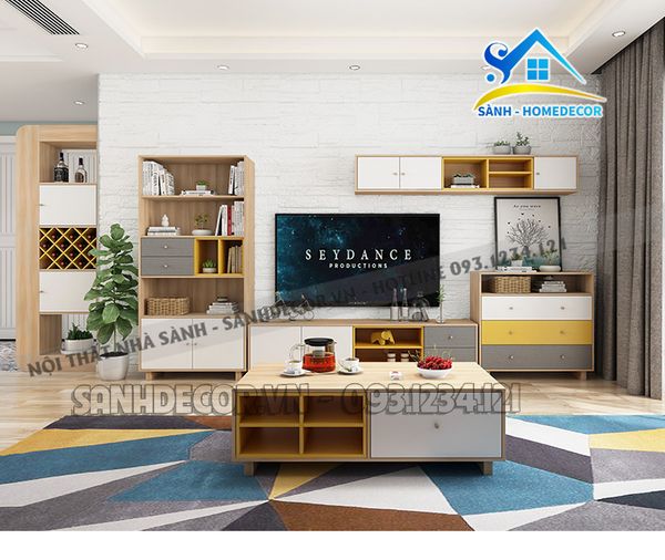  Set Phòng Khách 5 Món Trẻ Trung - Setpk42 