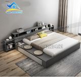 Giường ngủ gỗ có bệt ngồi đa năng - SG62